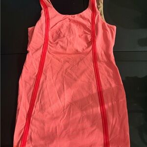 Lululemon Orange  Striped Tank Top